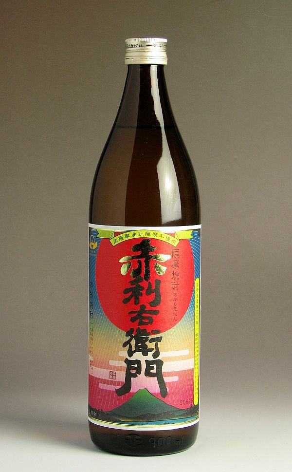 芋焼酎 指宿酒造 利右衛門 黒麹 25度 900ml 瓶 いも焼酎