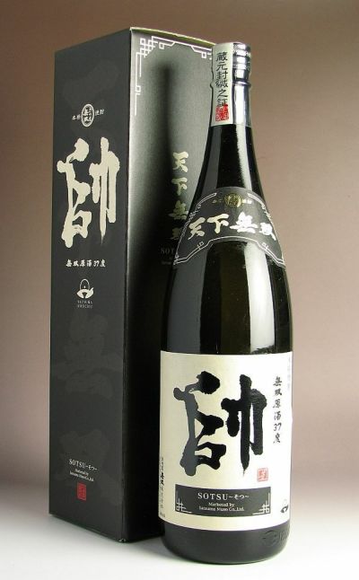 帥（そつ）37度1800ml 【さつま無双】《芋焼酎》
