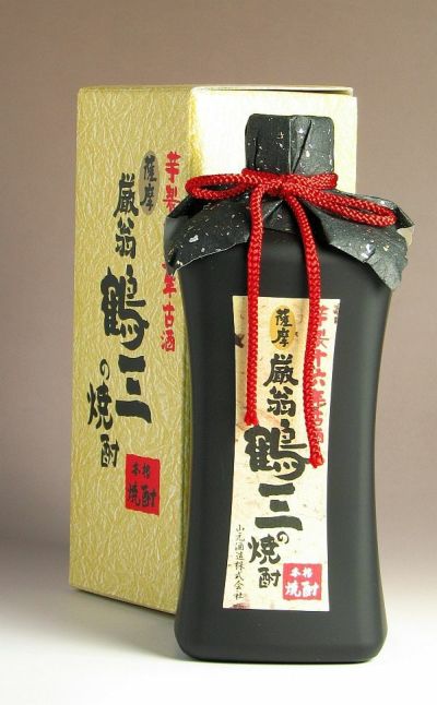 古酒薩摩厳翁鶴三　720ml瓶　古酒芋焼酎　山元酒造　鹿児島県　化粧箱入 16年古酒薩摩厳翁鶴三25度720ml 【山元酒造】《芋焼酎》 ,| 焼酎
