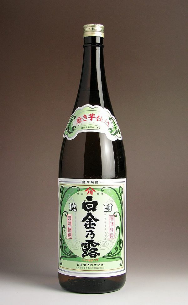 白金乃露（しらかねのつゆ）25度1800ml 【白金酒造】《芋焼酎