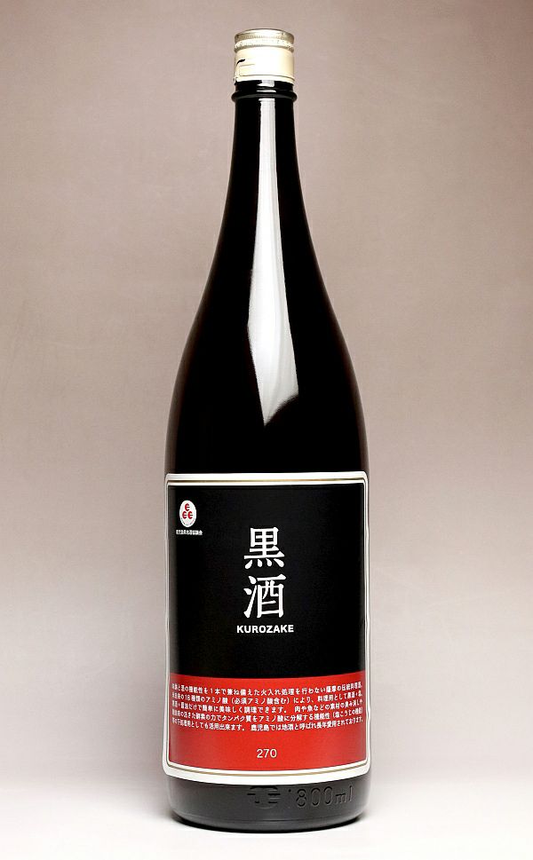 黒酒270（赤ラベル）13度1800ml