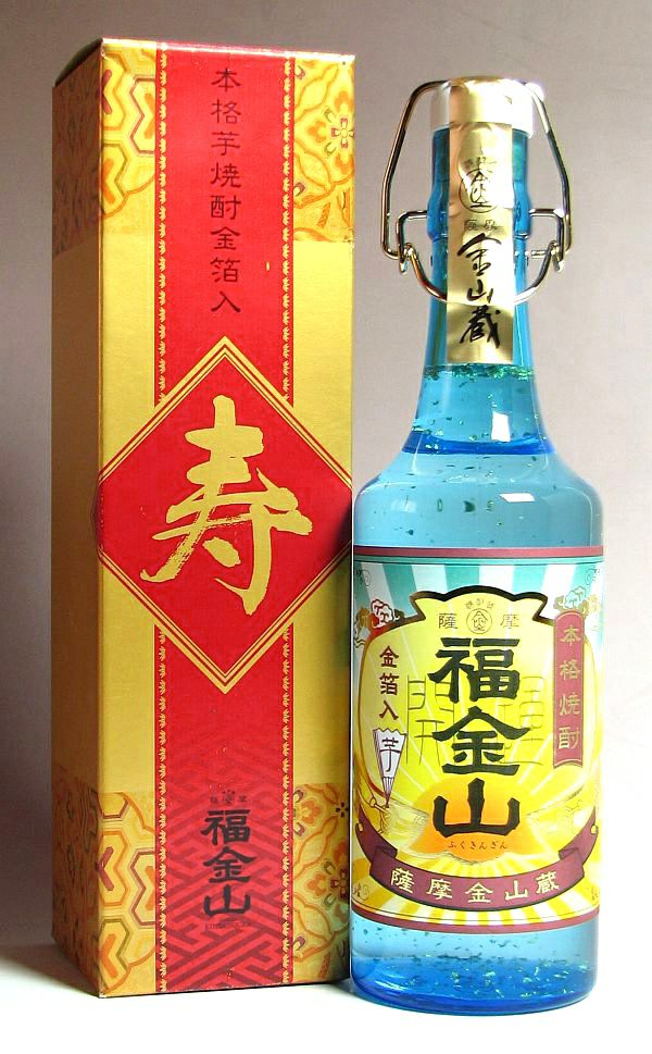 未開栓 薩摩 本格焼酎 芋 金箔入 薩摩金山蔵株式会社 720ml 25度 | www