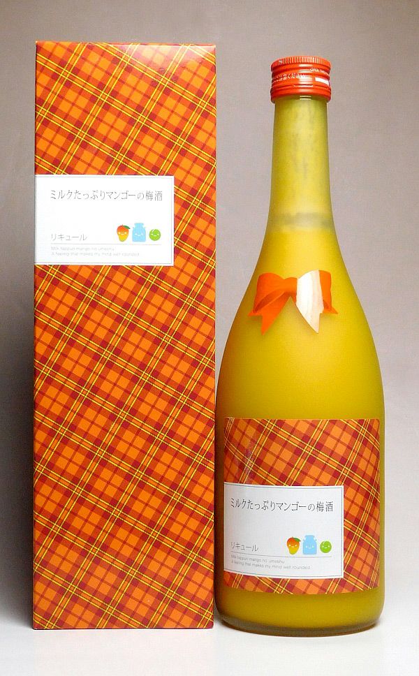 ミルクたっぷりマンゴーの梅酒 8度720ml