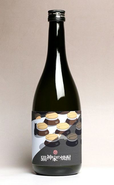 猫神家の焼酎  第２作「猫の守り神」 25度720ml 【神酒造】《芋焼酎》