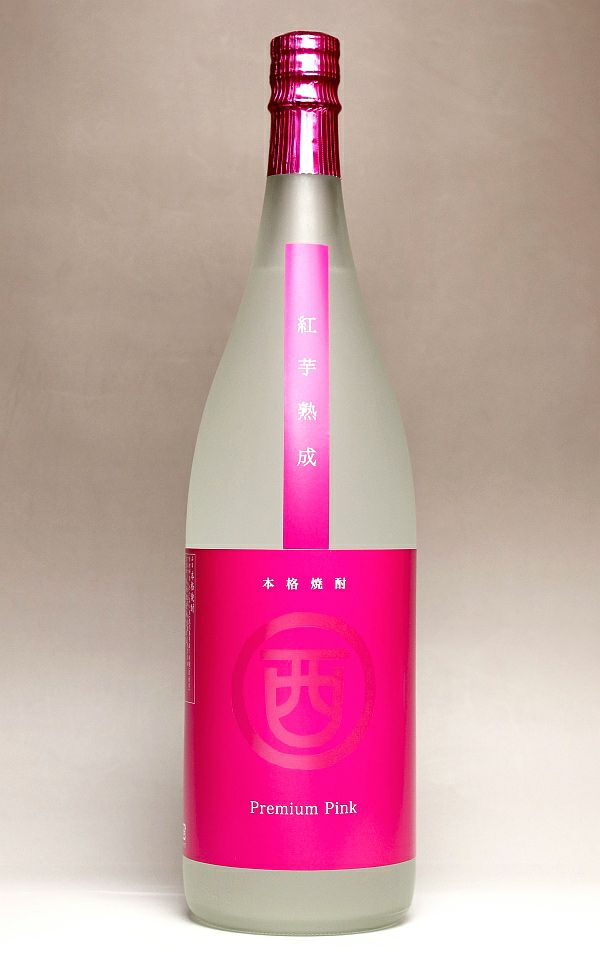 まるにし 紅芋熟成 Premium Pink 25度1800ml