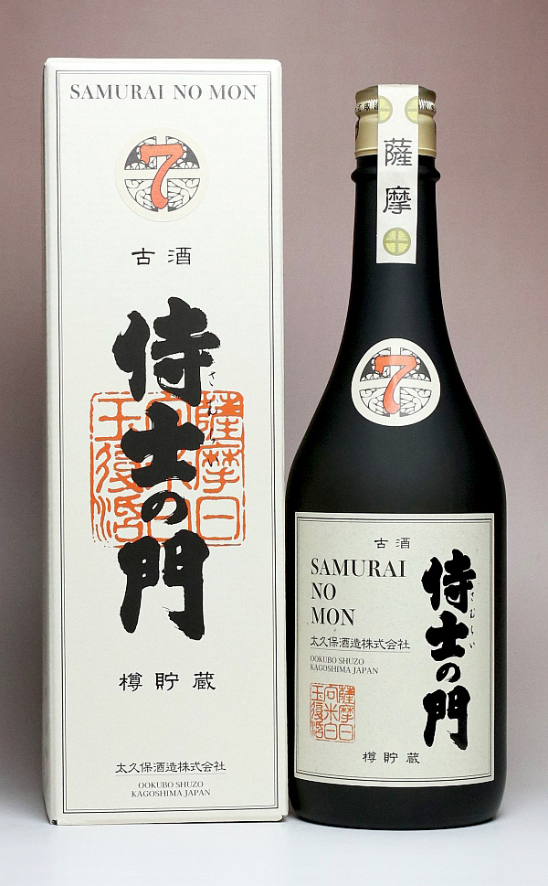 六年古酒 侍士の門 バーボン樽貯蔵 25度720ml