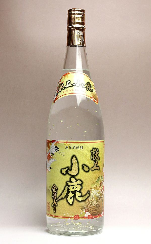 献上小鹿 金箔入（化粧箱入）25度1800ml
