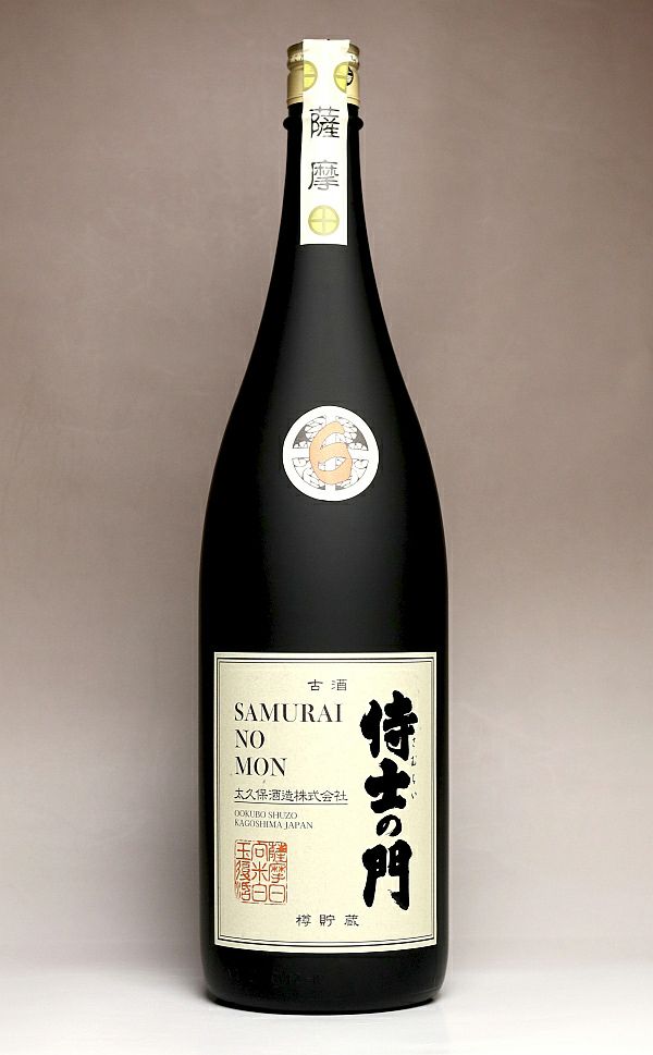六年古酒 侍士の門 バーボン樽貯蔵 25度1800ml