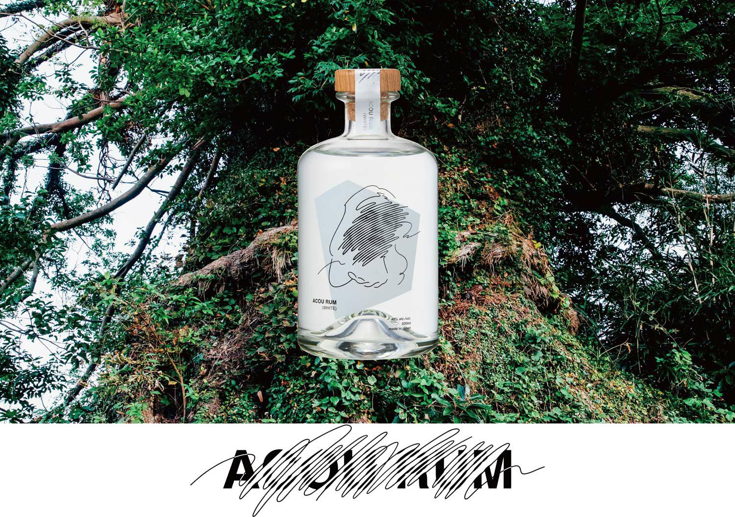 ACOU RUM WHITE 40度500ml